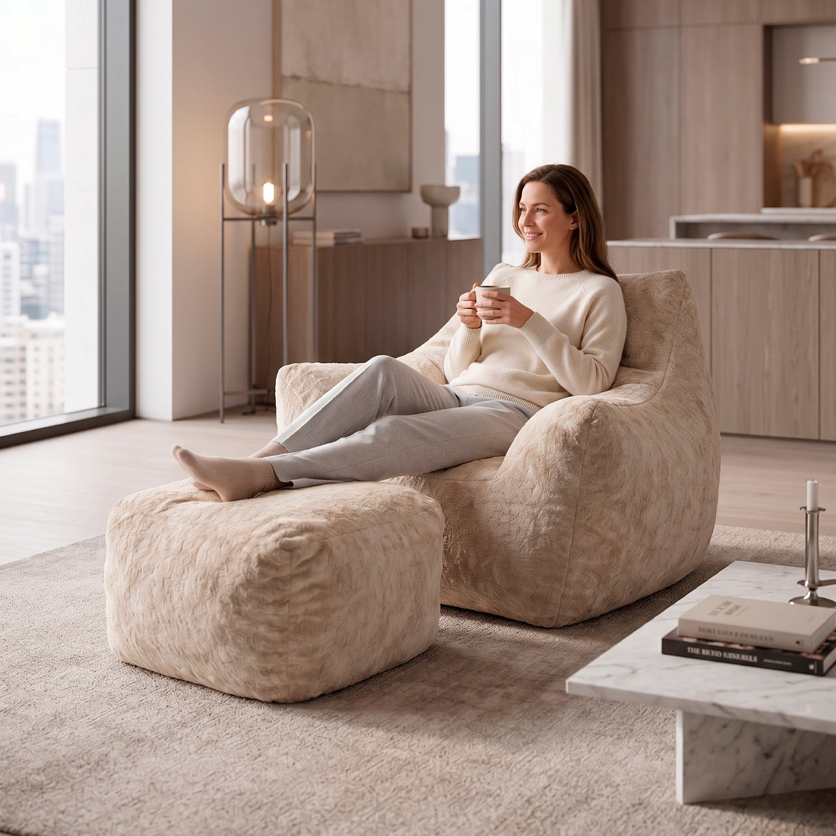 Sillón AARHUS Beige 1 plaza