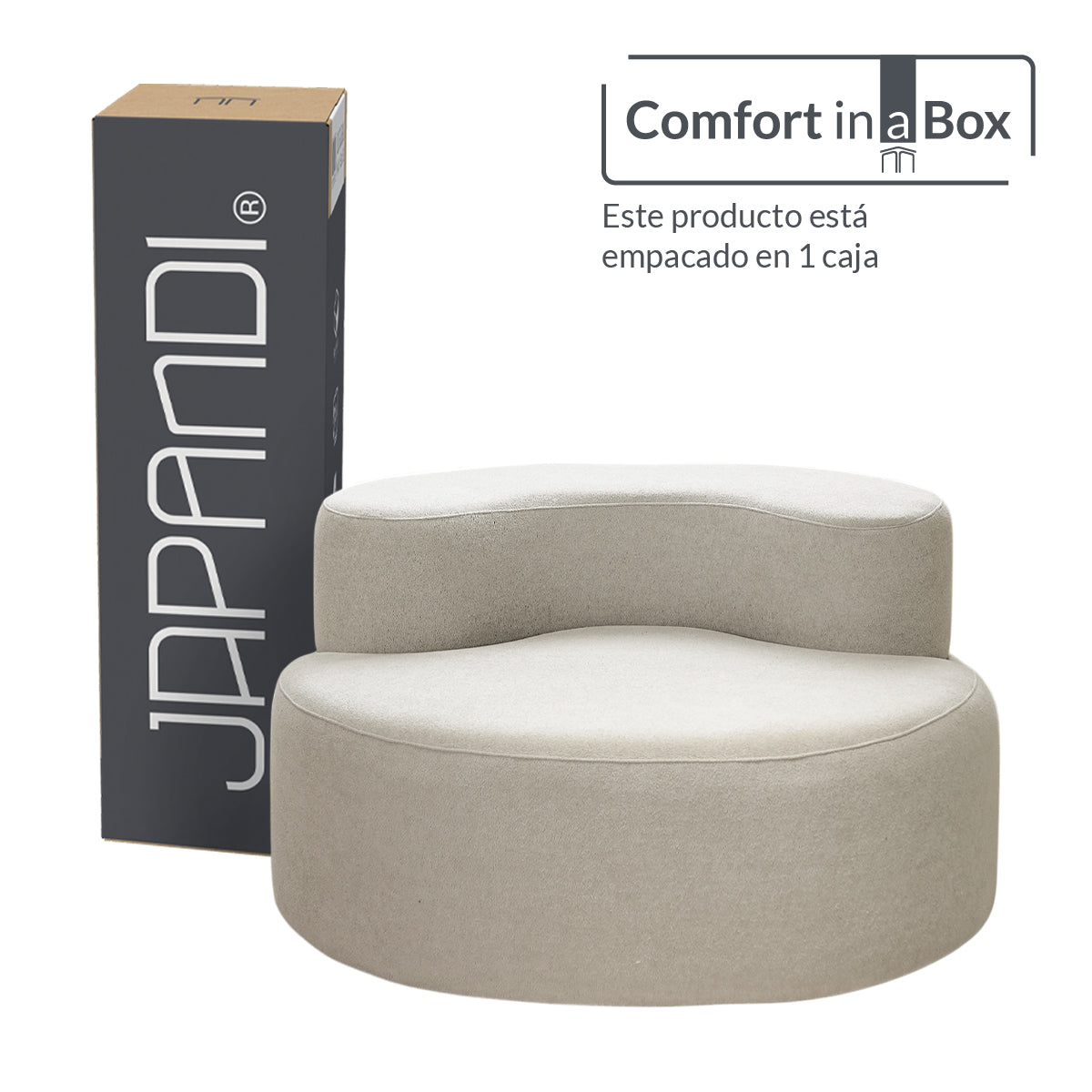 Sillón ASA Beige 1 plaza