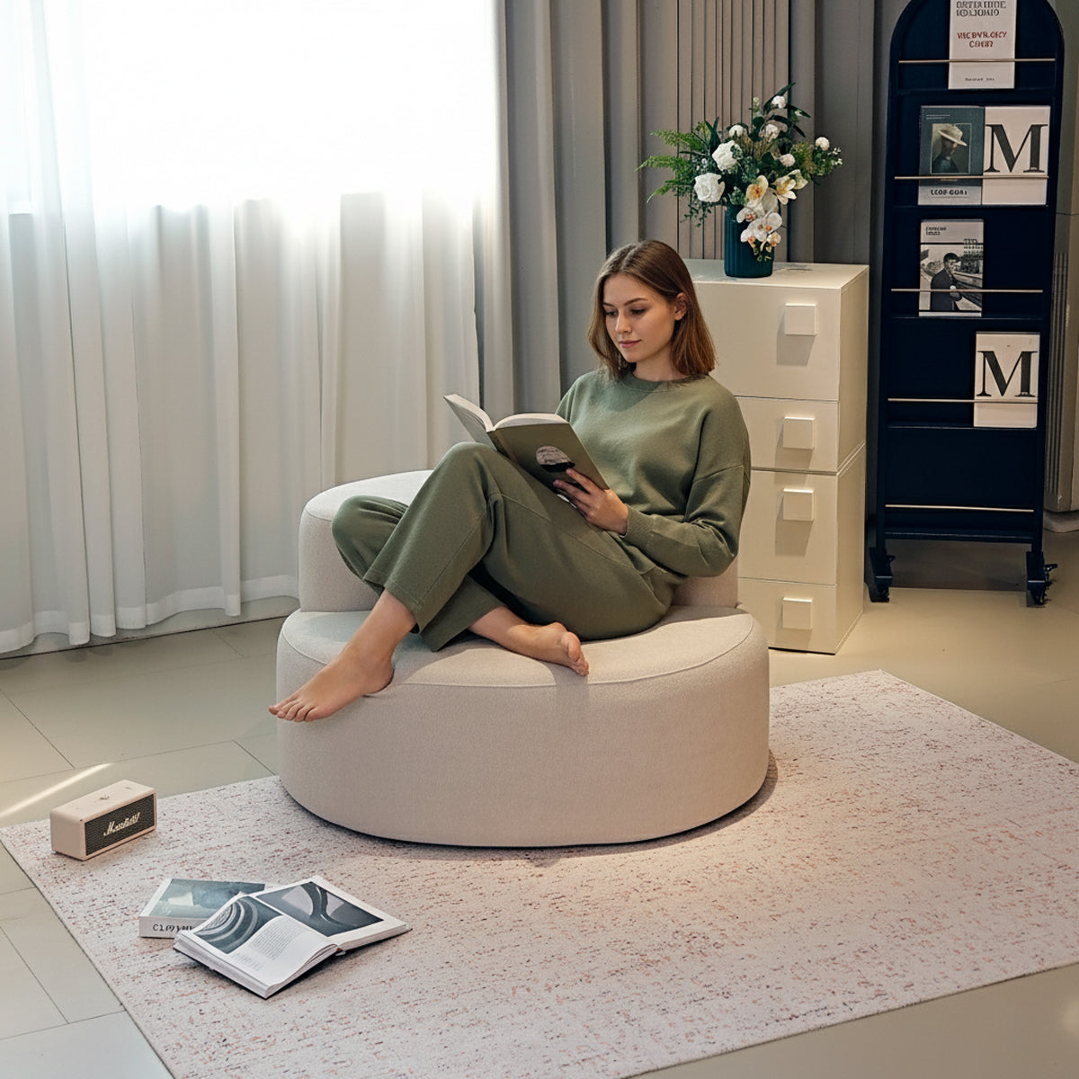 Sillón ASA Beige 1 plaza