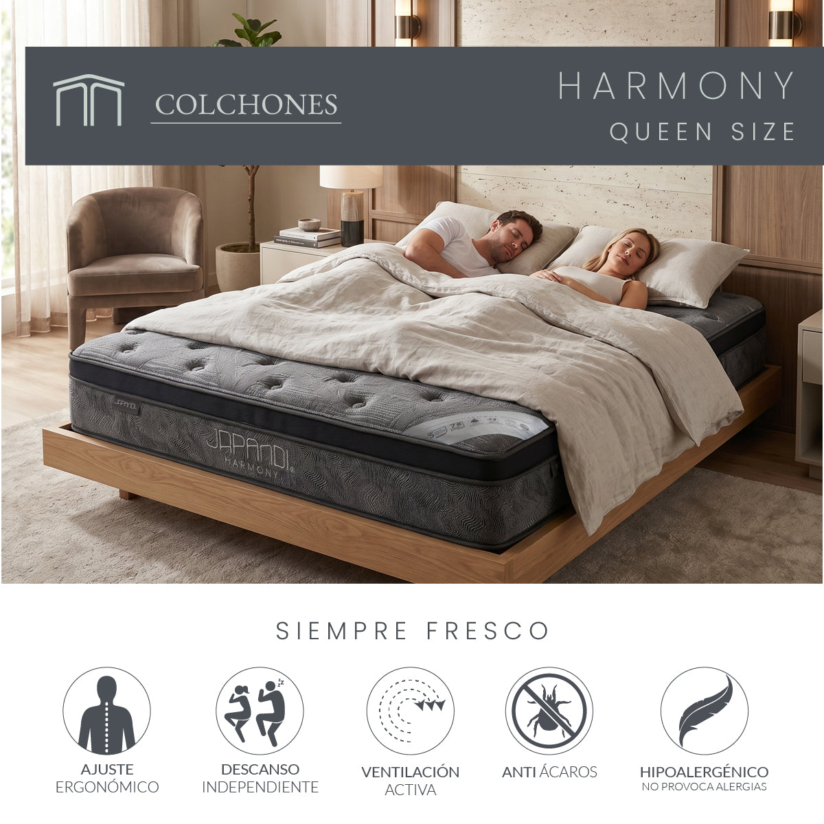 Colchón Harmony Queen Size