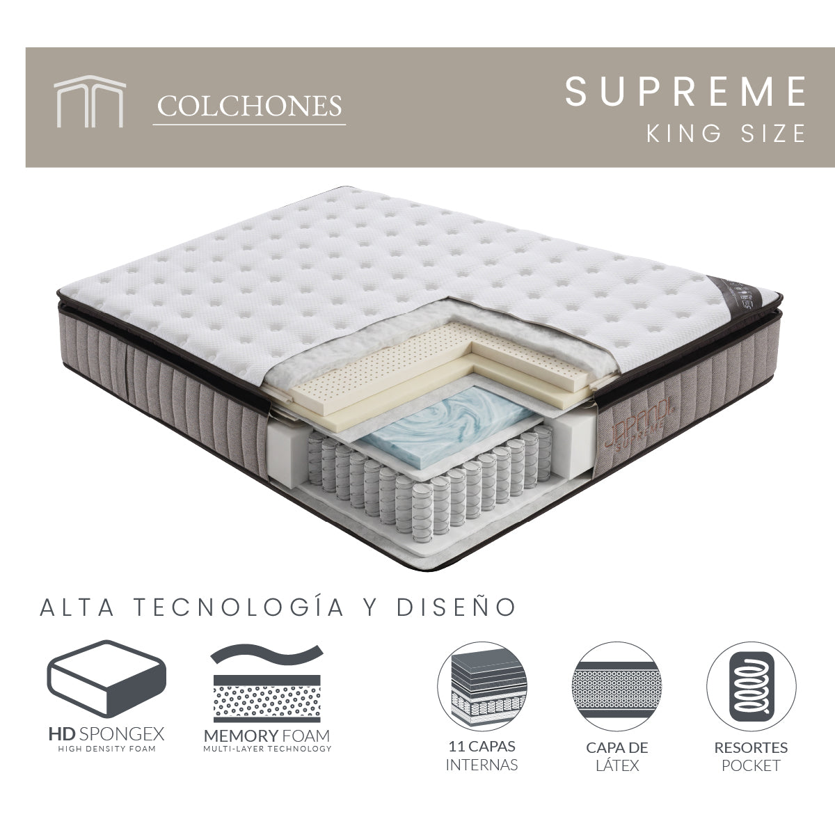Colchón Supreme King Size