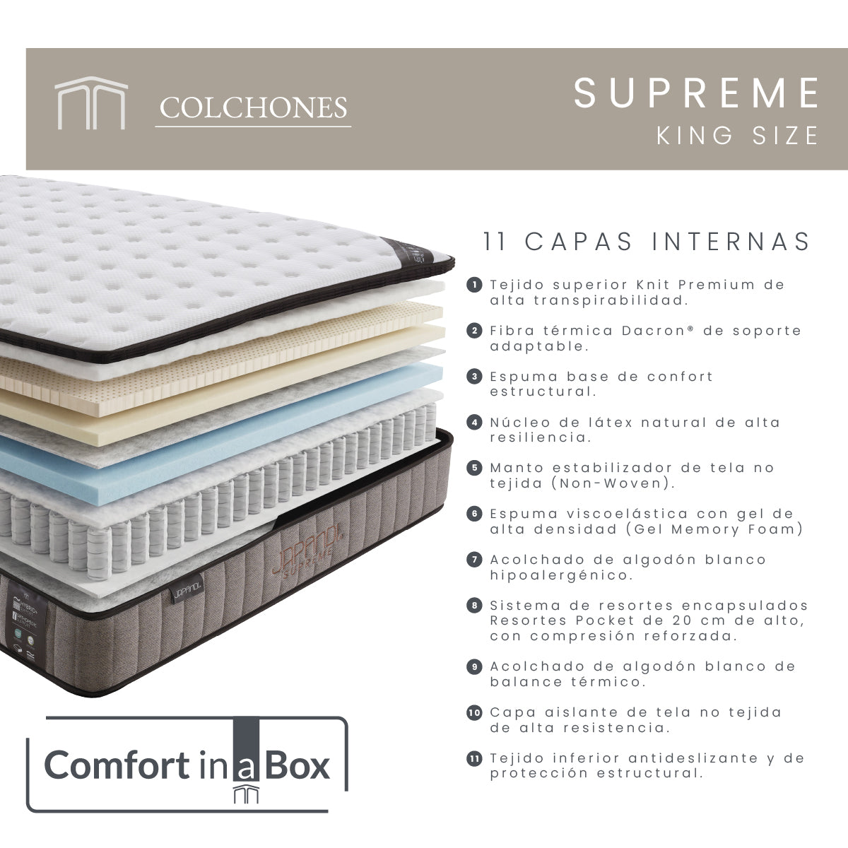 Colchón Supreme King Size