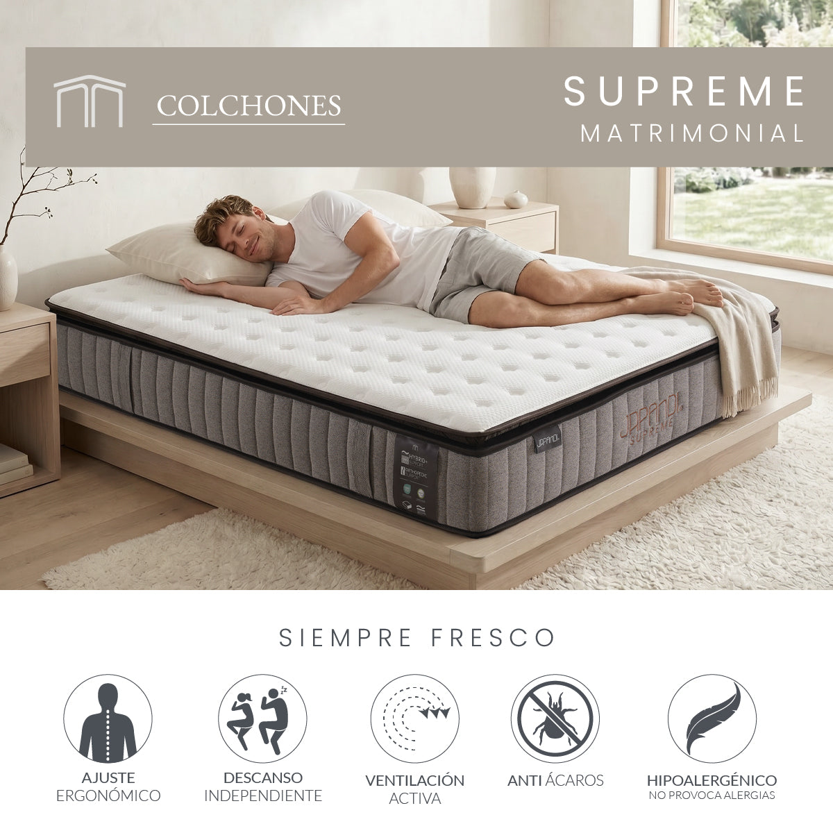 Colchón Supreme Matrimonial
