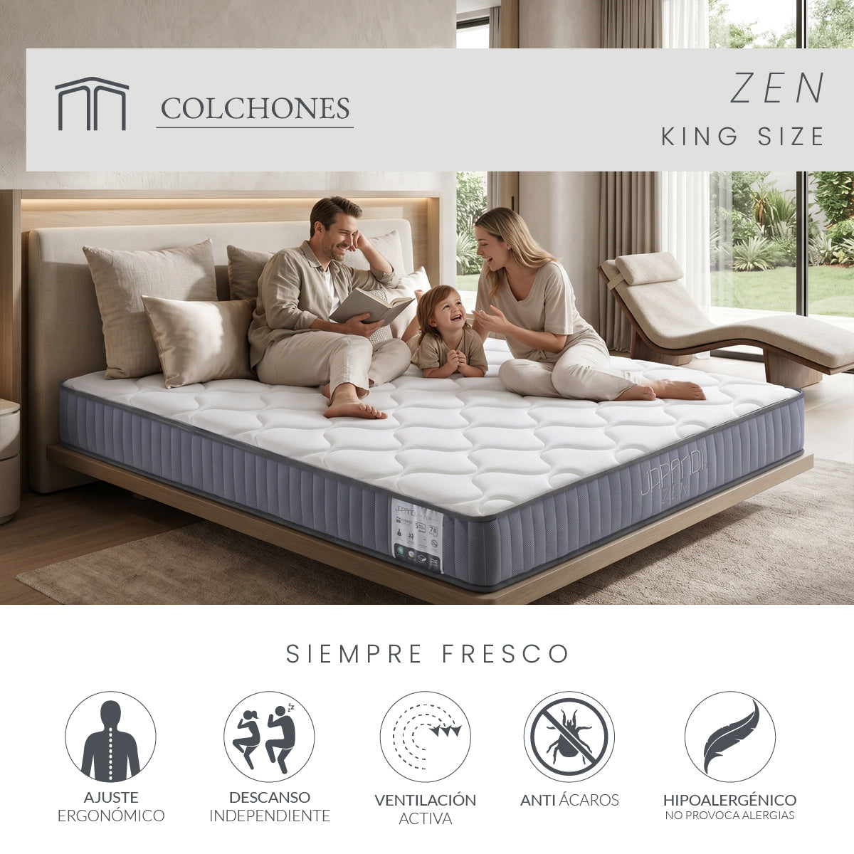 Colchón Zen King Size