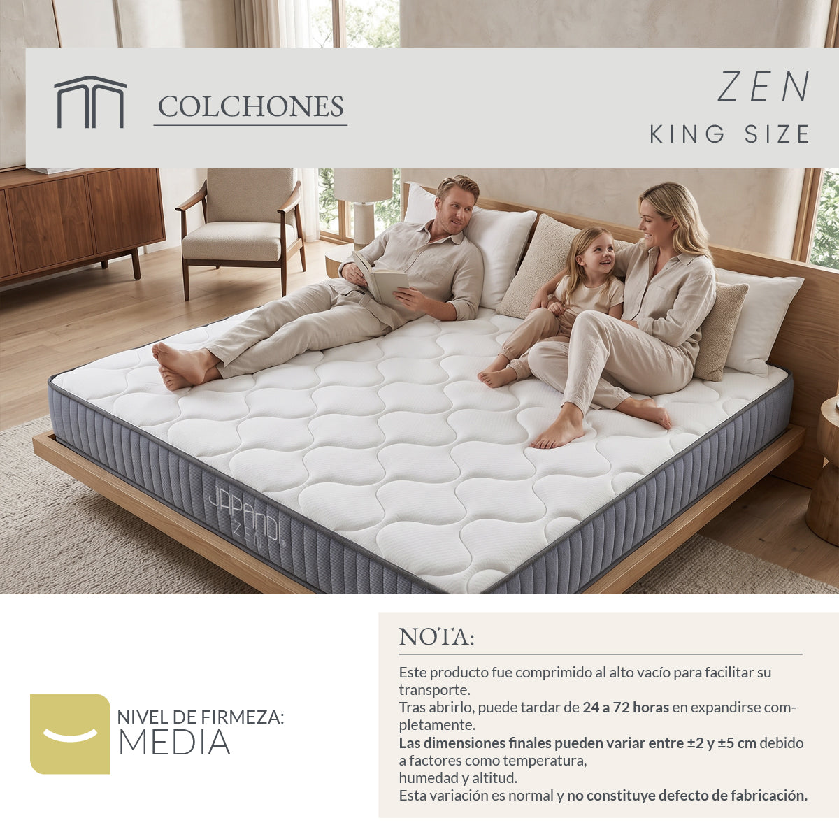 Colchón Zen King Size