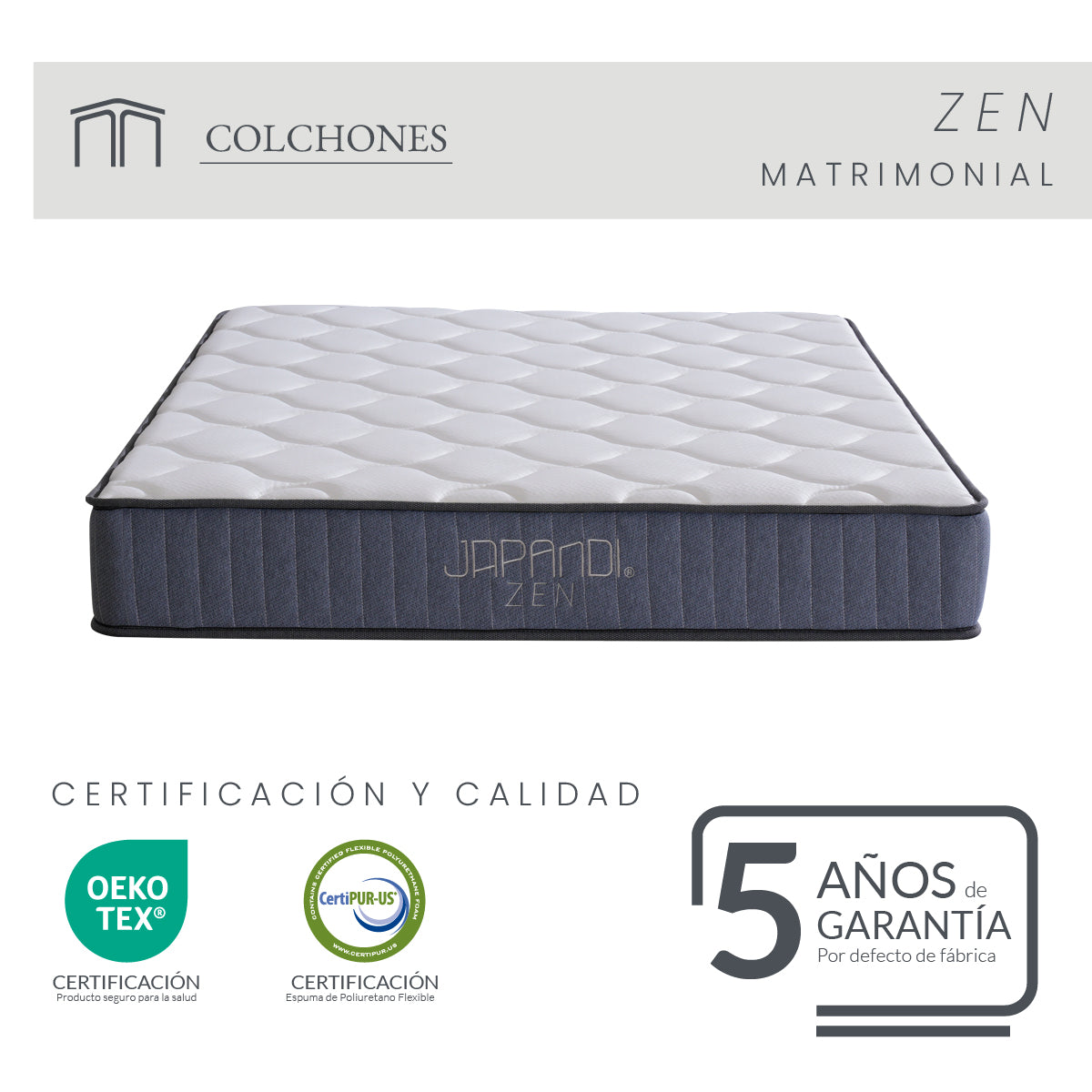 Colchón Zen Matrimonial