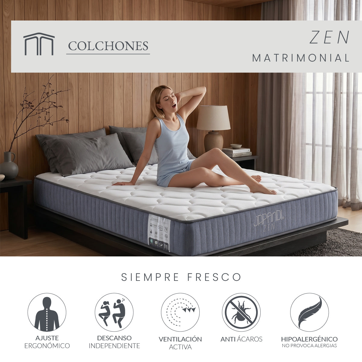 Colchón Zen Matrimonial