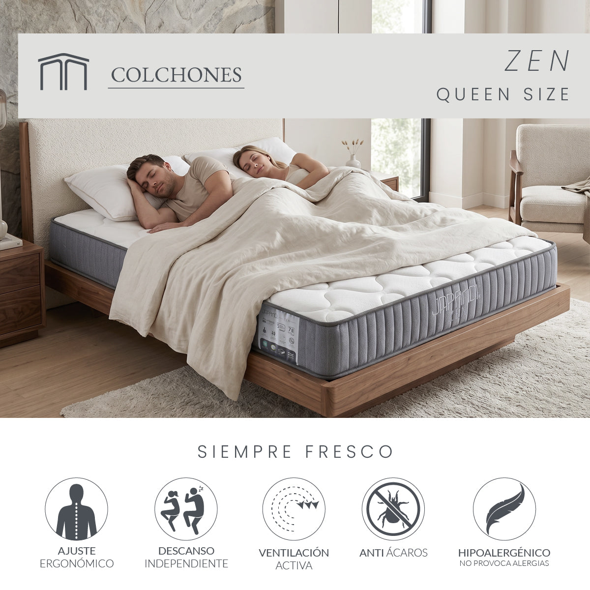 Colchón Zen Queen Size