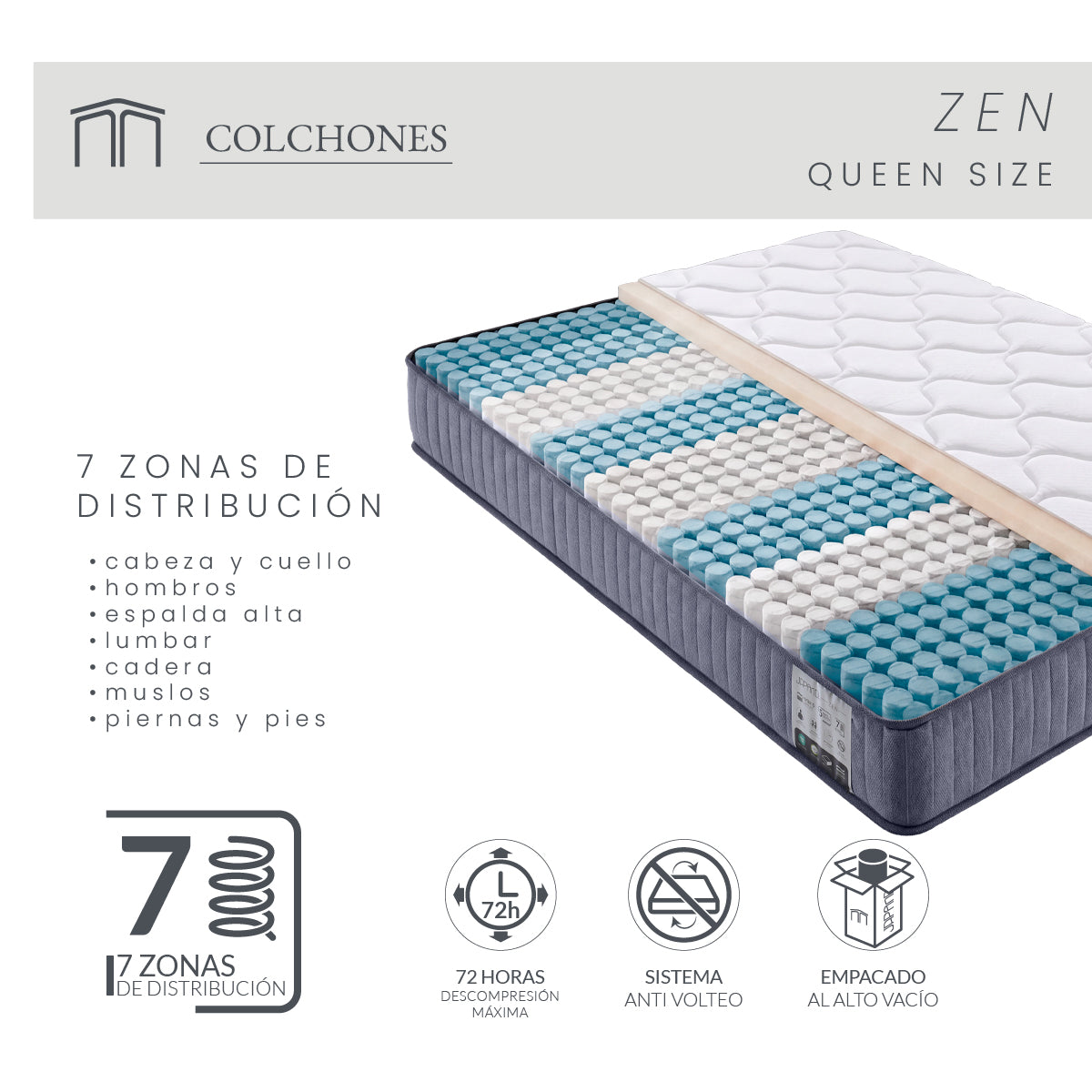 Colchón Zen Queen Size