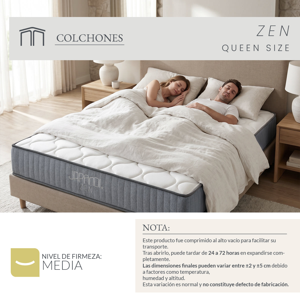 Colchón Zen Queen Size