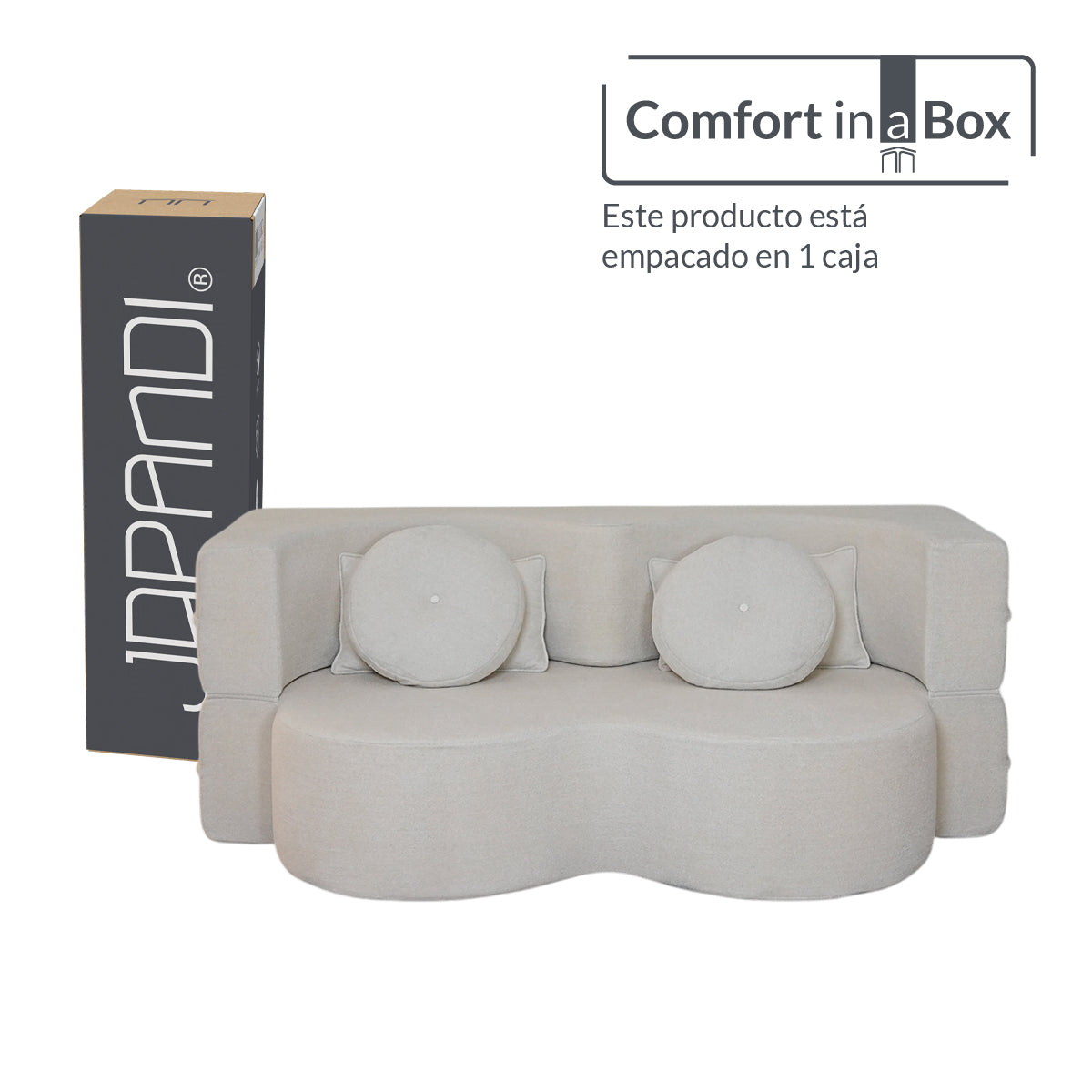 Sofá KANSO Beige 2 plazas