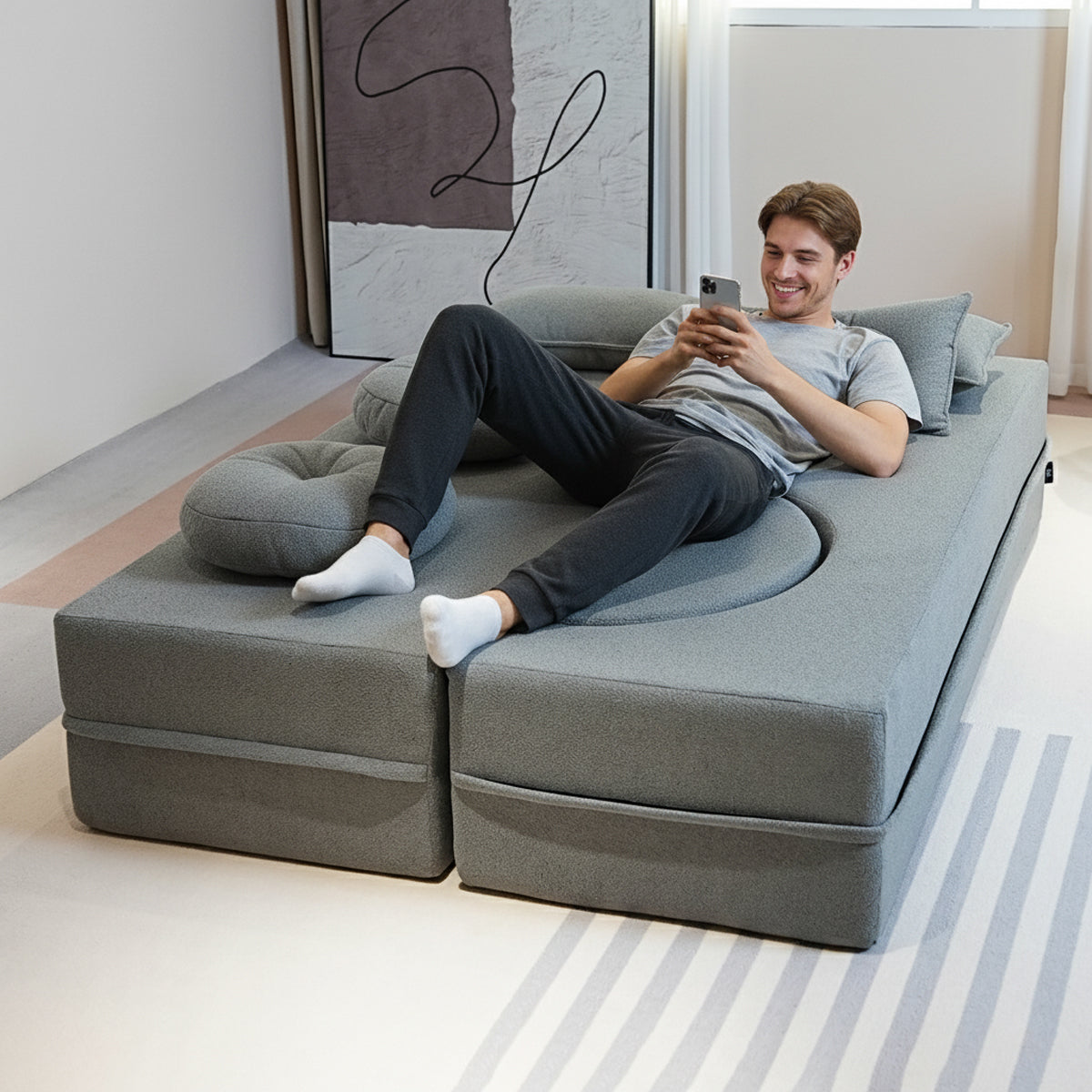Sofá KANSO Light Grey 2 plazas