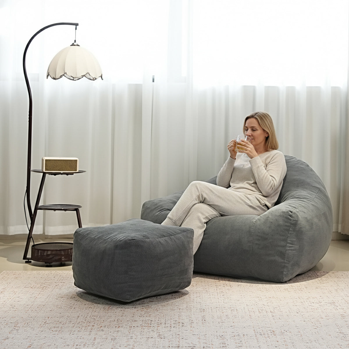 Sillón LIKKA Light Grey 1 plaza