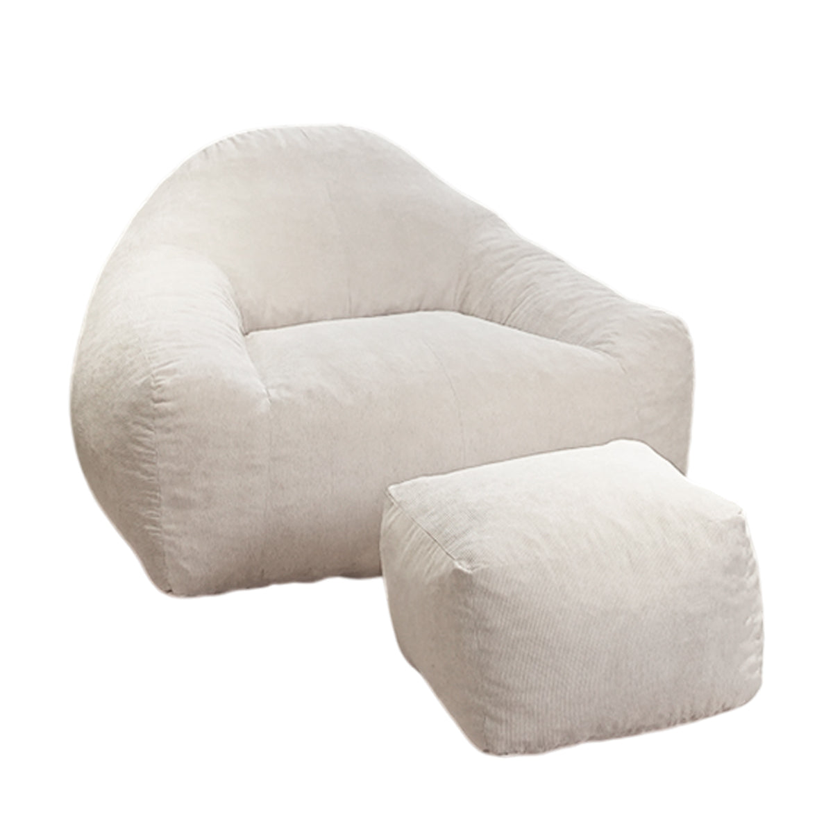 Sillón LIKKA White Cream 1 plaza