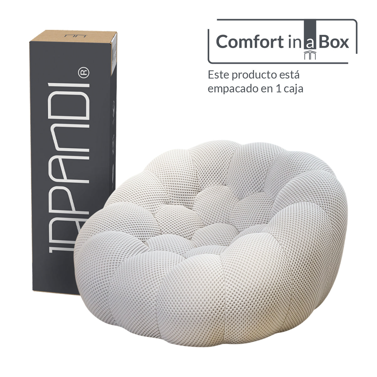 Sillón SKAND Light Beige 1 plaza