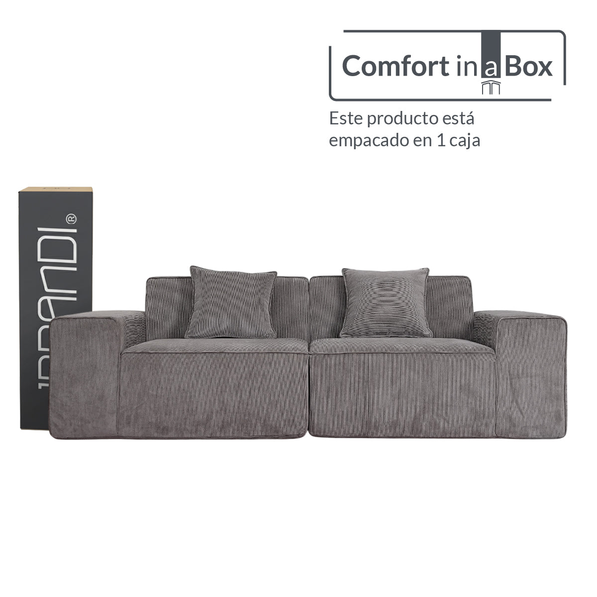 Sofá SORA Beige 2 plazas