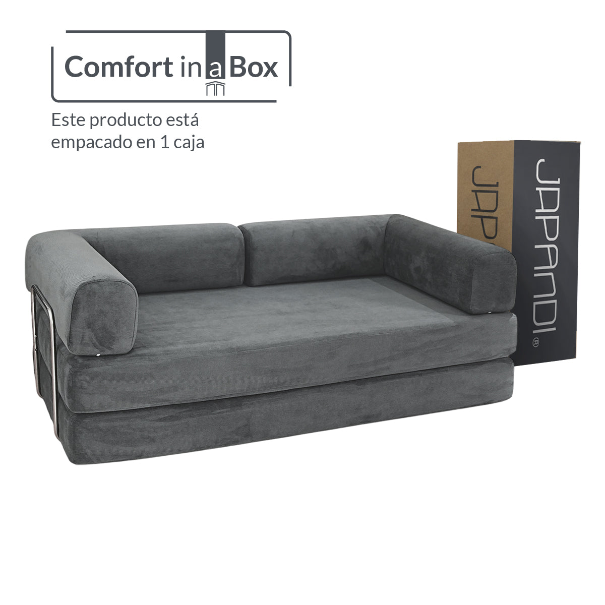 Sofá TENKA Light Grey 2 plazas