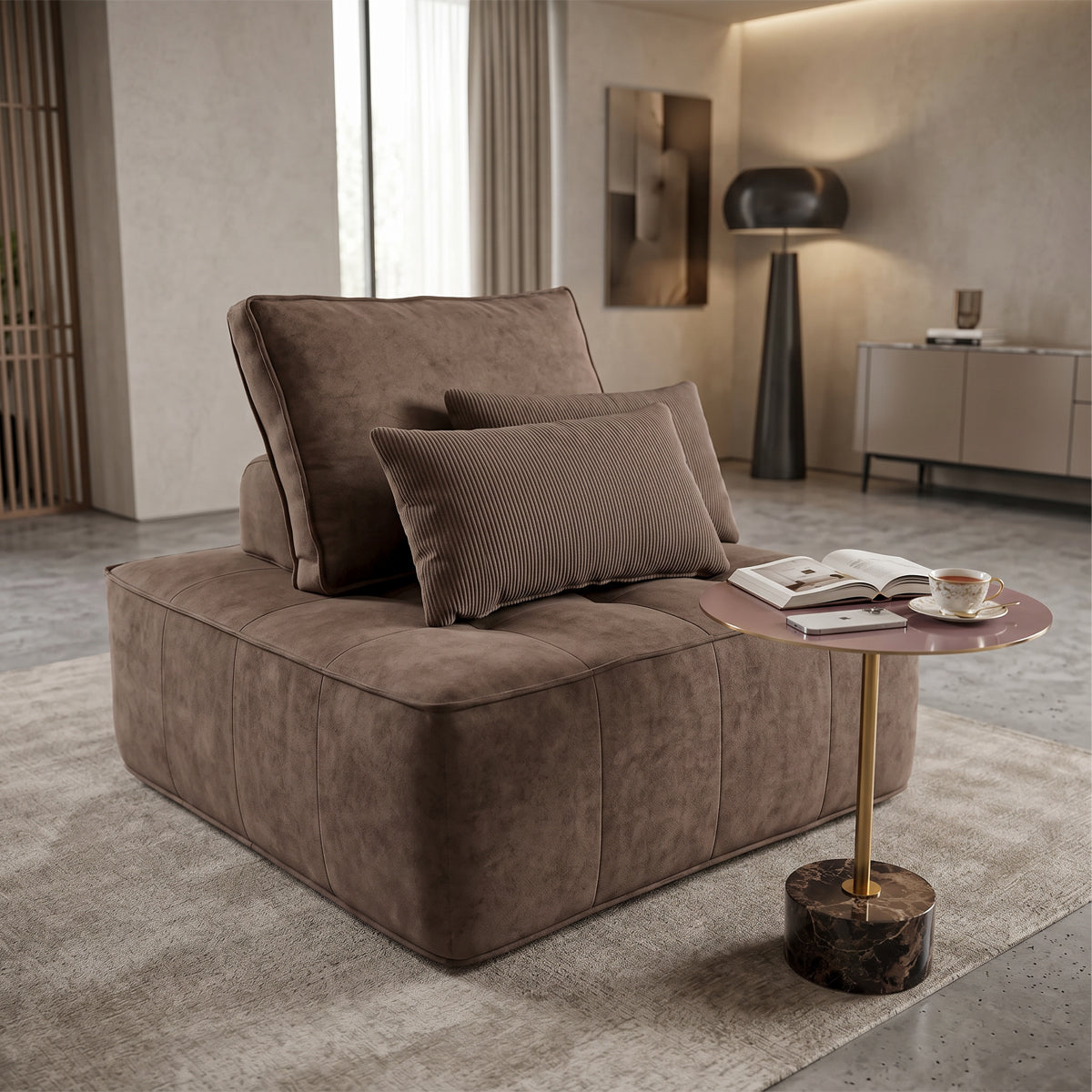 Set de 2 Cojines Café Oscuro Memory Foam JCP-30DB
