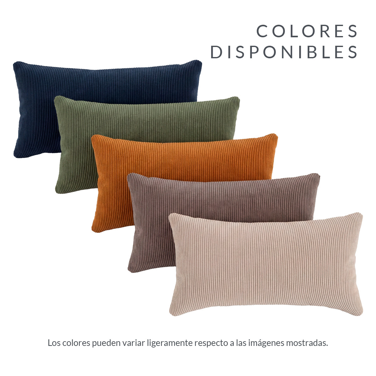 Set de 2 Cojines Anaranjado Memory Foam JCP-30O