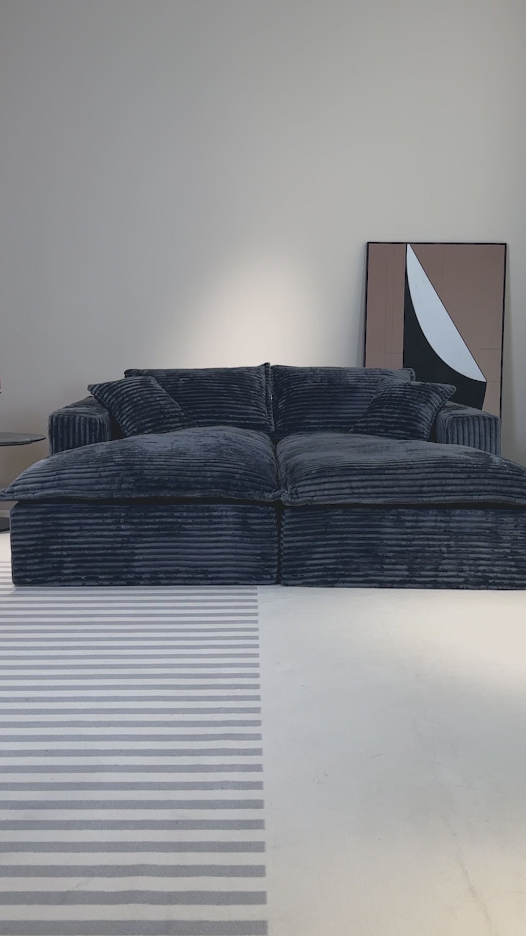 Cargar vídeo: Sofá NOA Light Grey 2 plazas