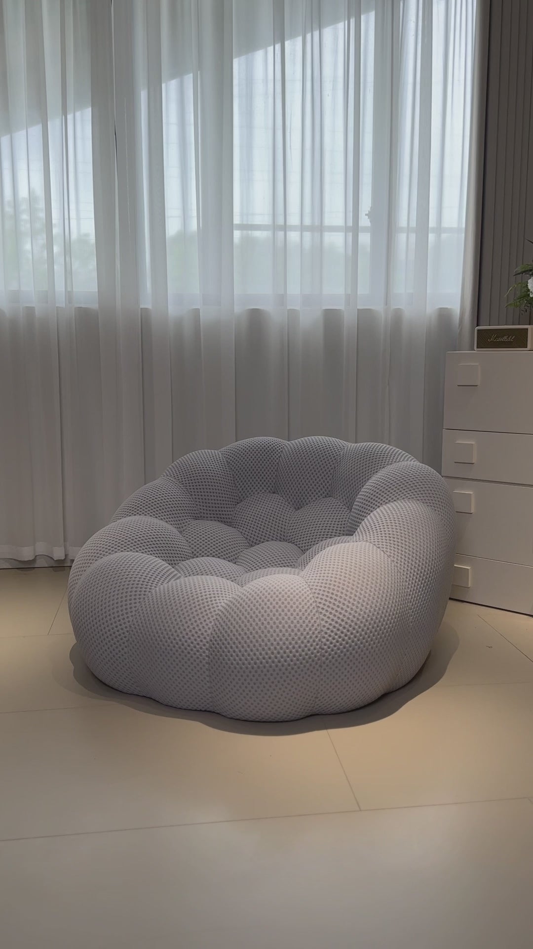 Cargar vídeo: Sillón SKAND Light Beige 1 plaza